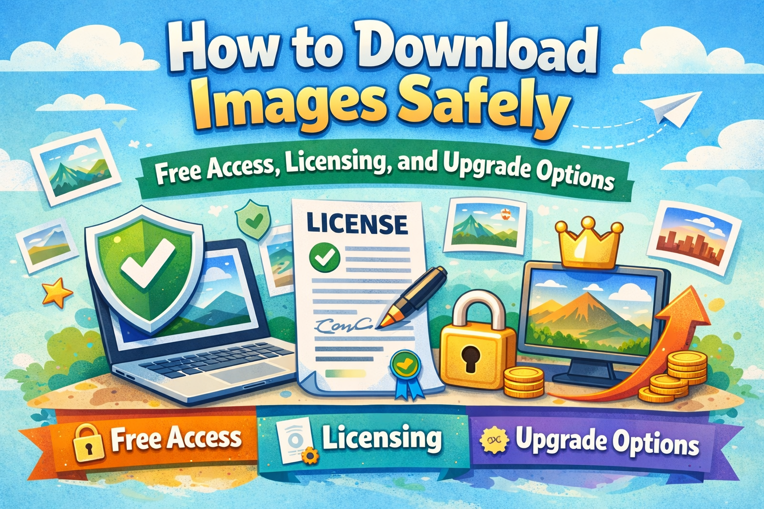How to Download Images Safely: Free Access, Licensing, and Upgrade Options